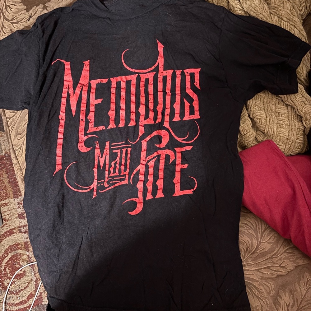 Memphis Mayfire Black Band T-shirt Large